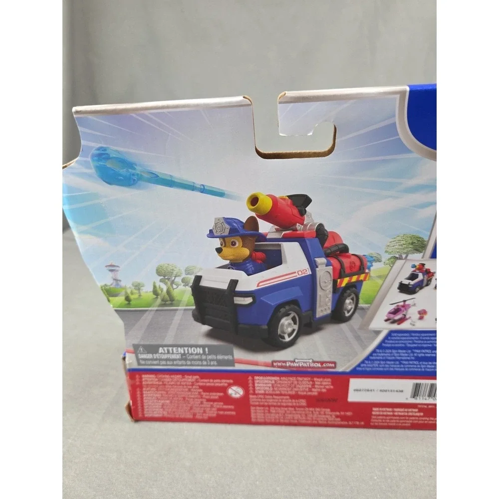 Paw Patrol Fire Rescue Chase with Figure Rescue Fire Cruiser Truck Launcher 2024